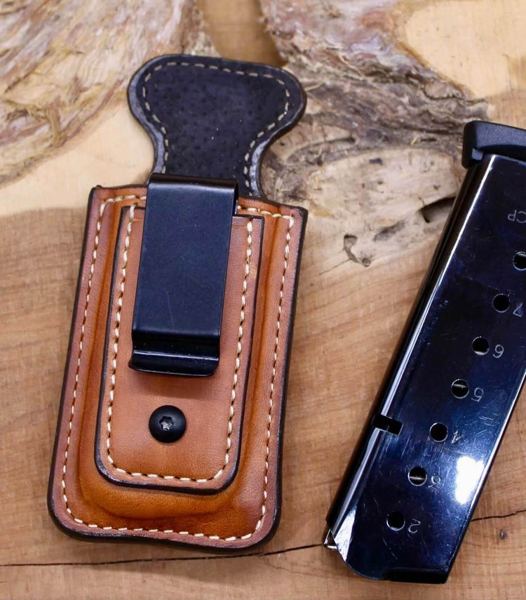 *Made to Order* IWB Single Mag Pouch w/Metal Belt Clip