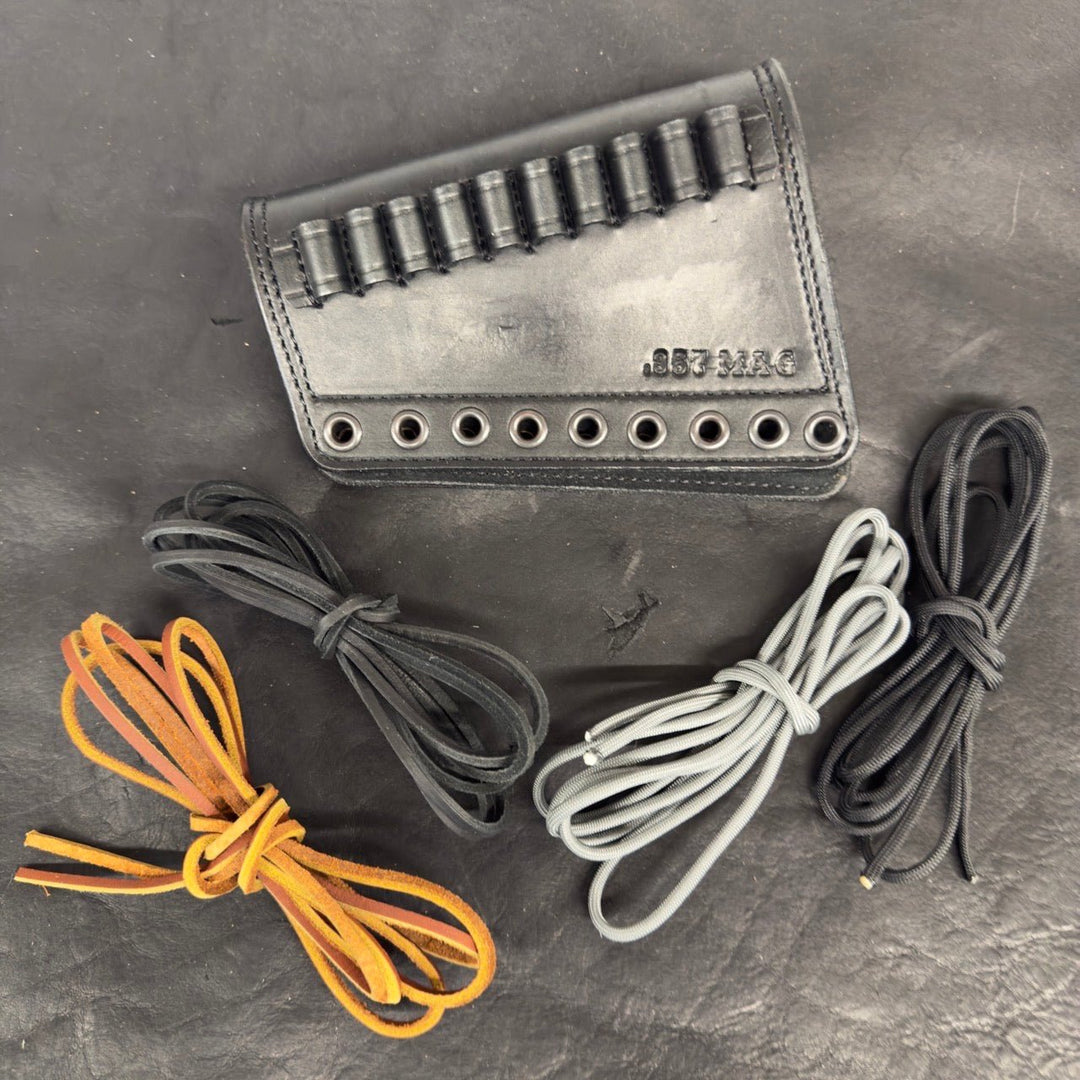 *In Stock* Leather Butt - Cover w/Ammo Loops - Lever - Action Rifles Winchester, Marlin, Henry, Rossi - Busted B Leather