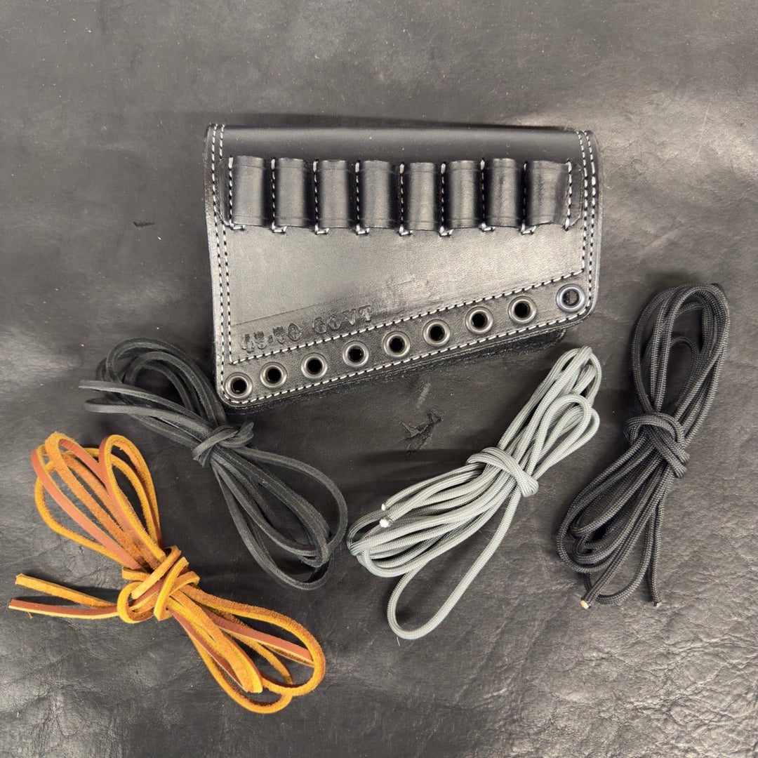 *In Stock* Leather Butt - Cover w/Ammo Loops - Lever - Action Rifles Winchester, Marlin, Henry, Rossi - Busted B Leather