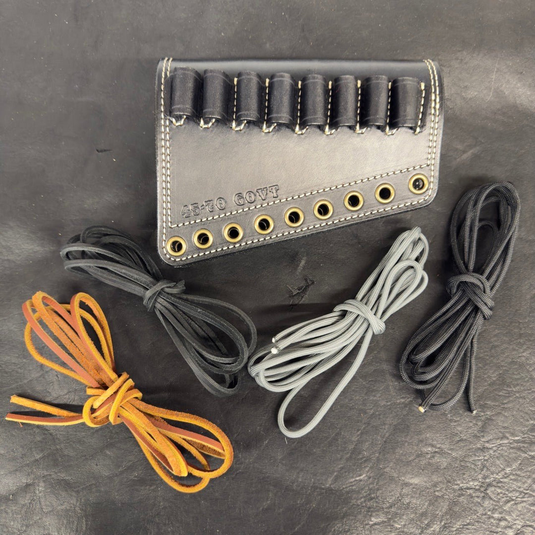 *In Stock* Leather Butt - Cover w/Ammo Loops - Lever - Action Rifles Winchester, Marlin, Henry, Rossi - Busted B Leather