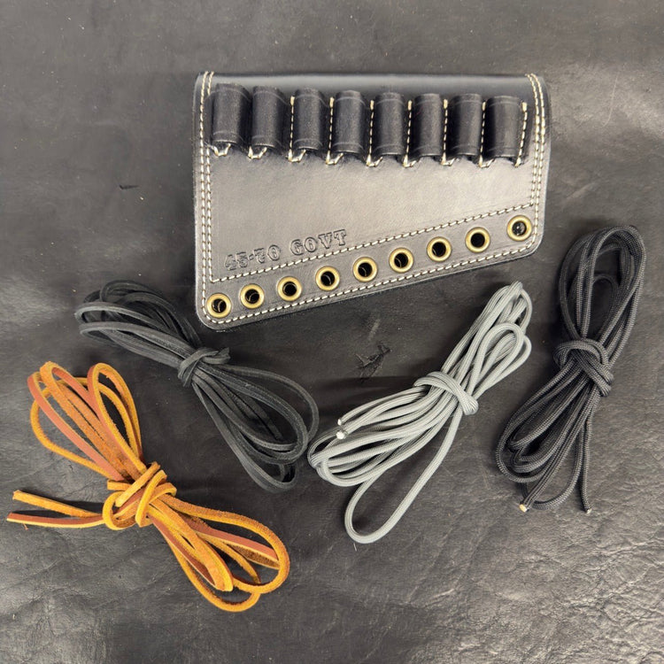 *In Stock* Leather Butt - Cover w/Ammo Loops - Lever - Action Rifles Winchester, Marlin, Henry, Rossi - Busted B Leather