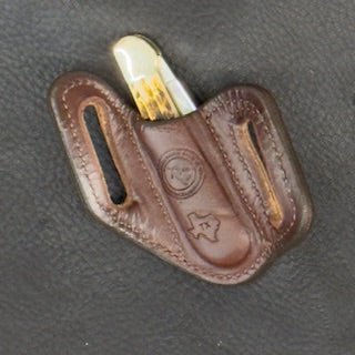 *In Stock* Leather Knife Sheath for Mini Copperlock or Mini Trapper
