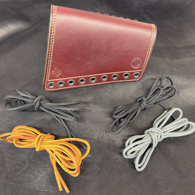 *In - Stock* LH Leather Butt Cover Havana w/Natural .357 Mag - Busted B Leather