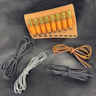 *In Stock* LH Leather Butt-Cover w/Ammo Loops .45-70 Saddle Oil Finish Rough Out Leather w/Natural (off white) Stitch for for Lever-Action Guide Guns Marlin, Henry, Chiappa, Rossi