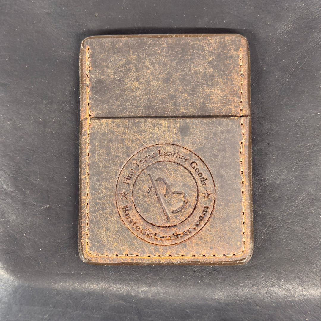 *In Stock* Minimalist Leather Wallet - Busted B Leather