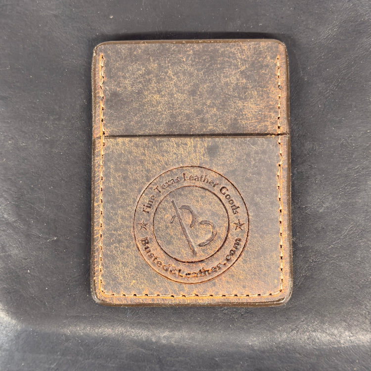 *In Stock* Minimalist Leather Wallet - Busted B Leather