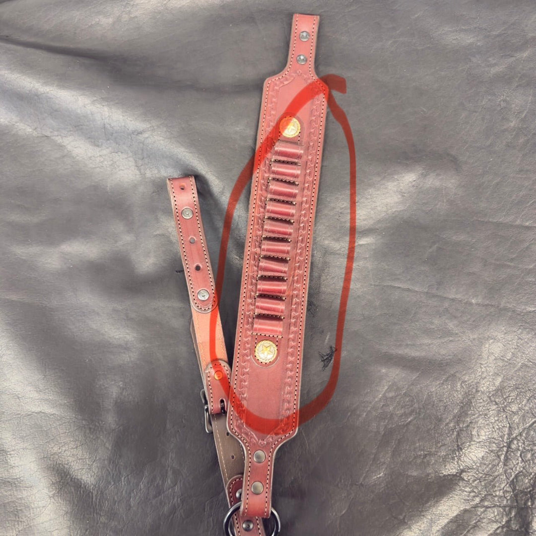 *In Stock* *Perfectly Imperfect* Guide Gun Rifle Sling Lever Action Guide Guns (Various Leathers &amp; Calibers) - Busted B Leather