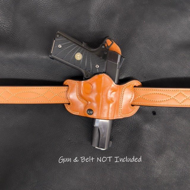 *In Stock* RH Belt Slide Unlined Holster 1911 All Barrel Lengths Optic Ready