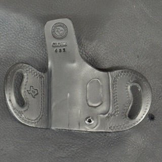 *In Stock* RH Belt Slide Unlined Holster Glock 43/43X/43X MOS/48 Optic Ready