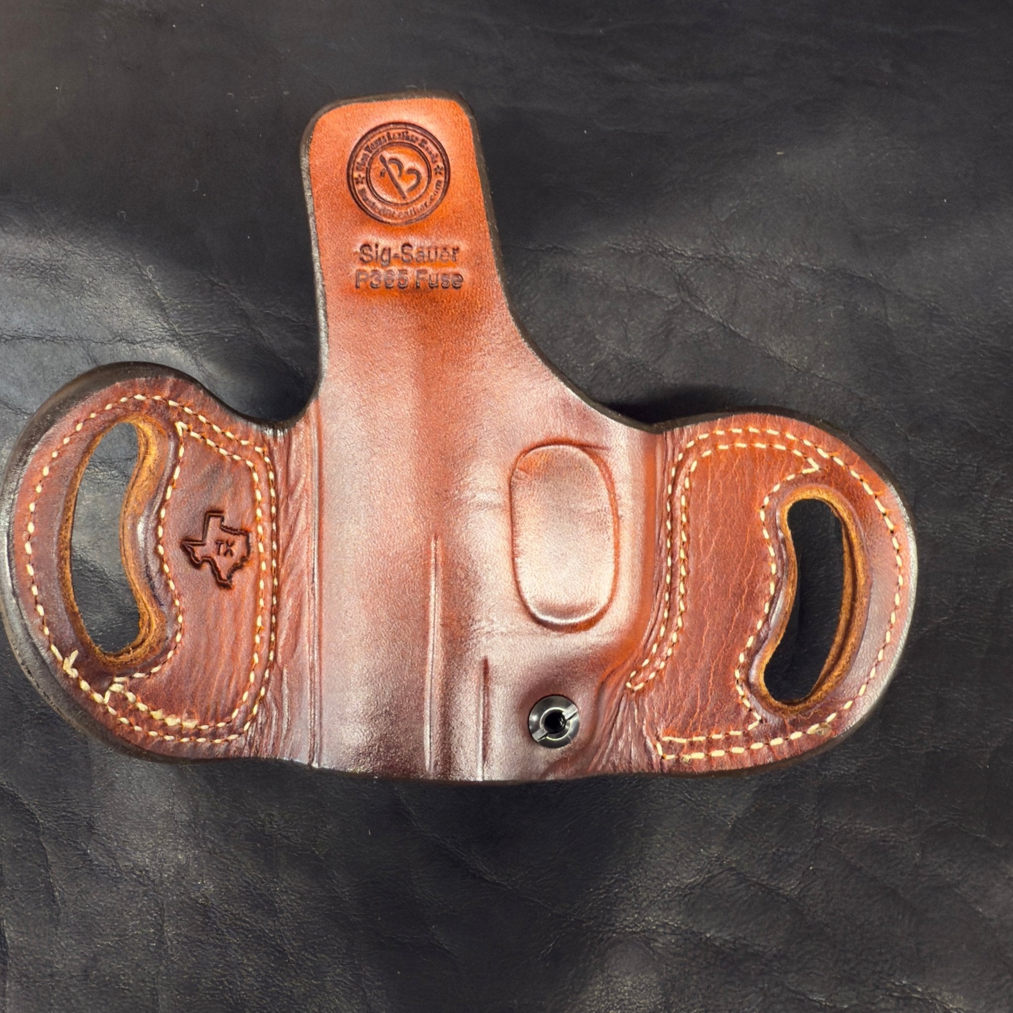 *In Stock* RH Belt Slide Unlined Holster Sig Sauer P365 Fuse Optic Ready