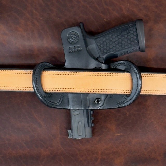 *In Stock* RH Belt Slide Unlined Holster Sig Sauer P365 Fuse Optic Ready