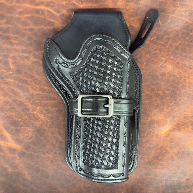 *In Stock* RH High Noon Western Holster Ruger Super Blackhawk 4.62" - Busted B Leather