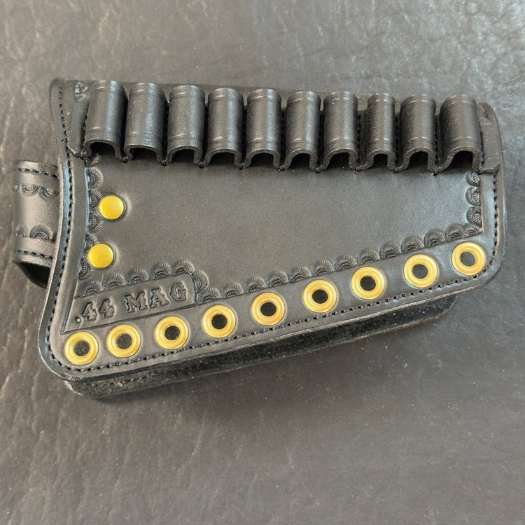 *In Stock* RH Leather Butt Cover Henry Side Gate/Henry Big Boy Brass .44 Mag - Busted B Leather