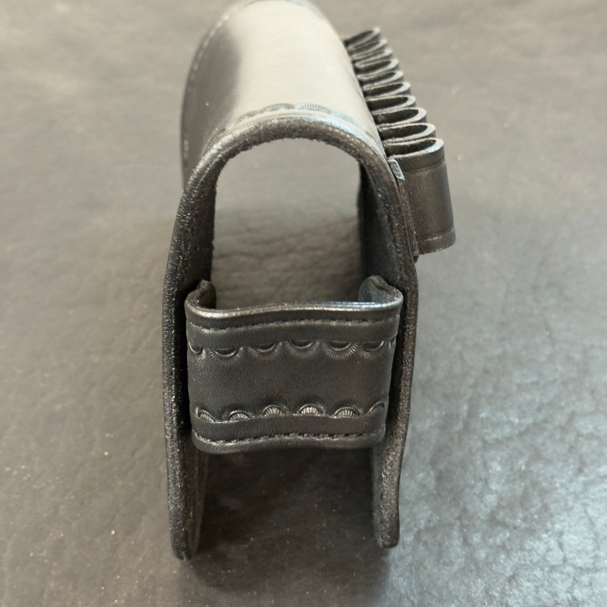 *In Stock* RH Leather Butt Cover Henry Side Gate/Henry Big Boy Brass .44 Mag - Busted B Leather