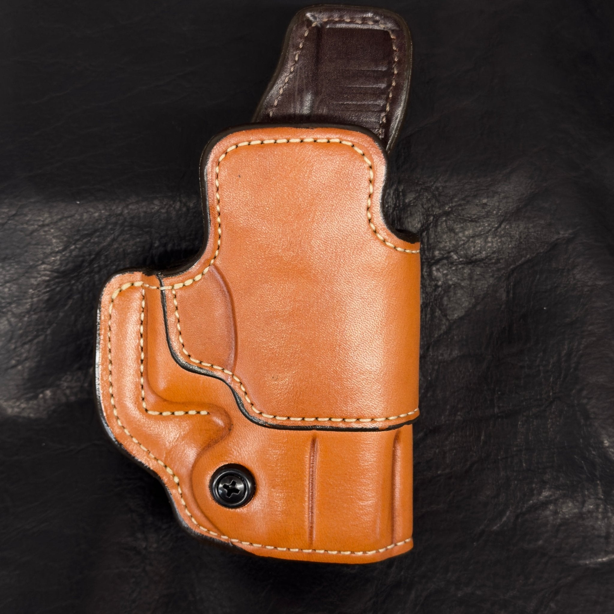 *In Stock* RH OWB w/Metal Belt Clip Optic Ready - Busted B Leather