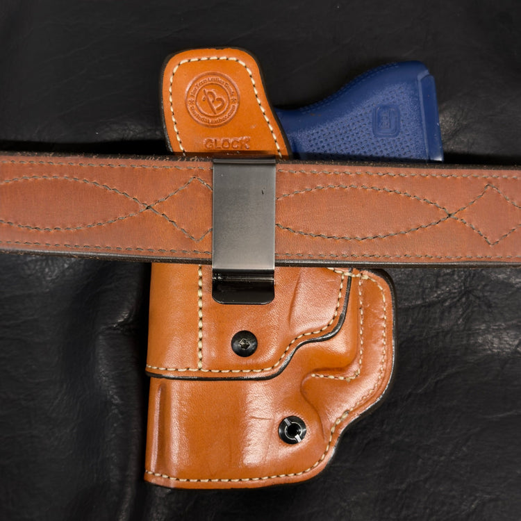 *In Stock* RH OWB w/Metal Belt Clip Optic Ready - Busted B Leather