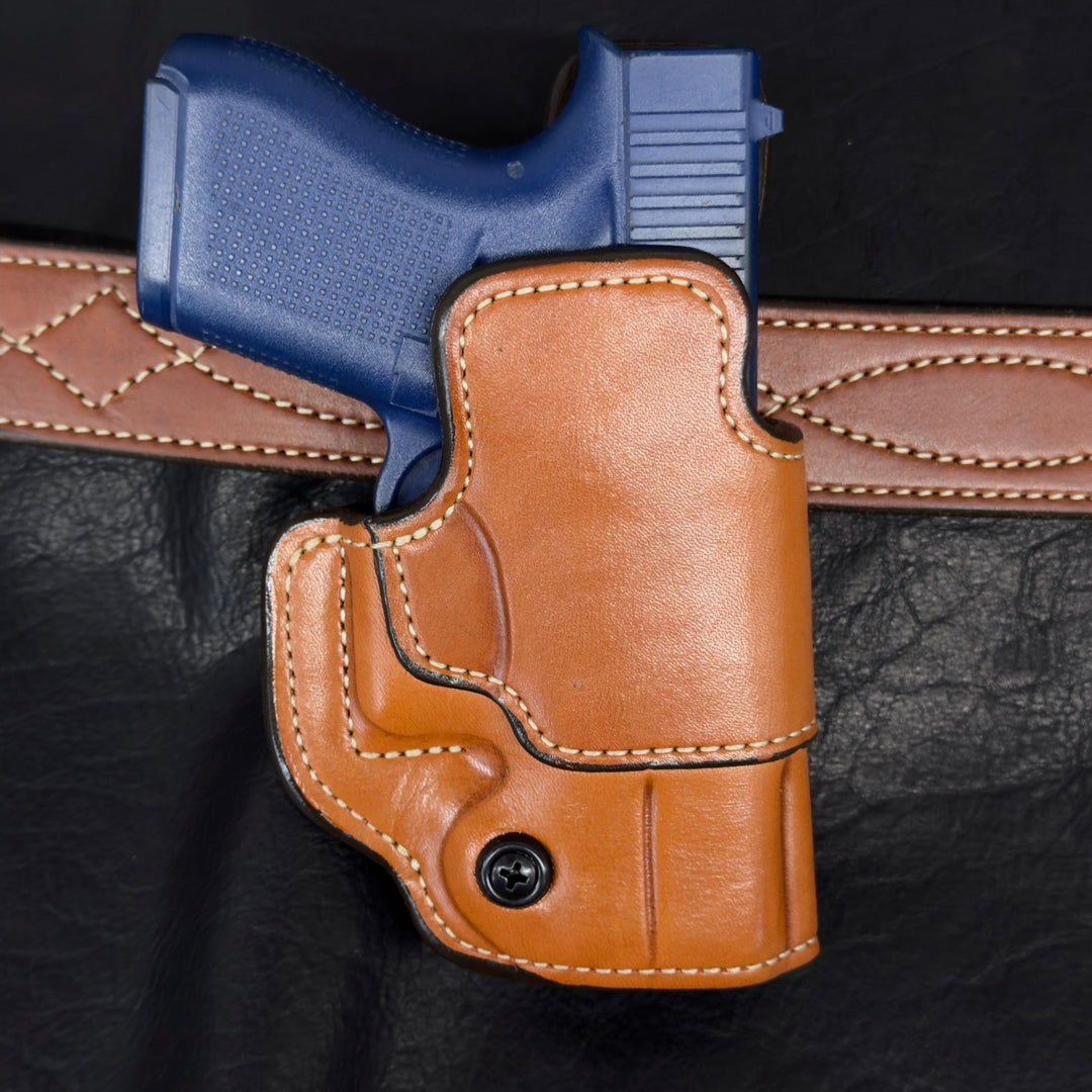 *In Stock* RH OWB w/Metal Belt Clip Optic Ready - Busted B Leather