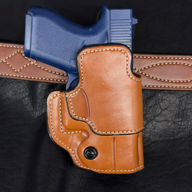 *In Stock* RH OWB w/Metal Belt Clip Optic Ready - Busted B Leather