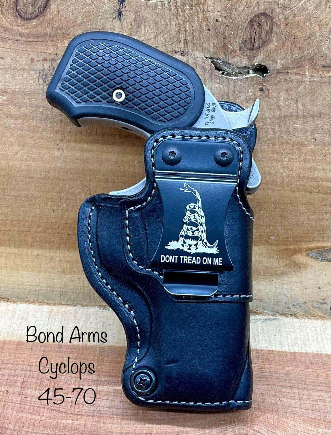 *In Stock* RH Side/LH SOB IWB for Bond Arms Cyclops and 3", 3.5", and 4.25" Barrels-Busted B Leather