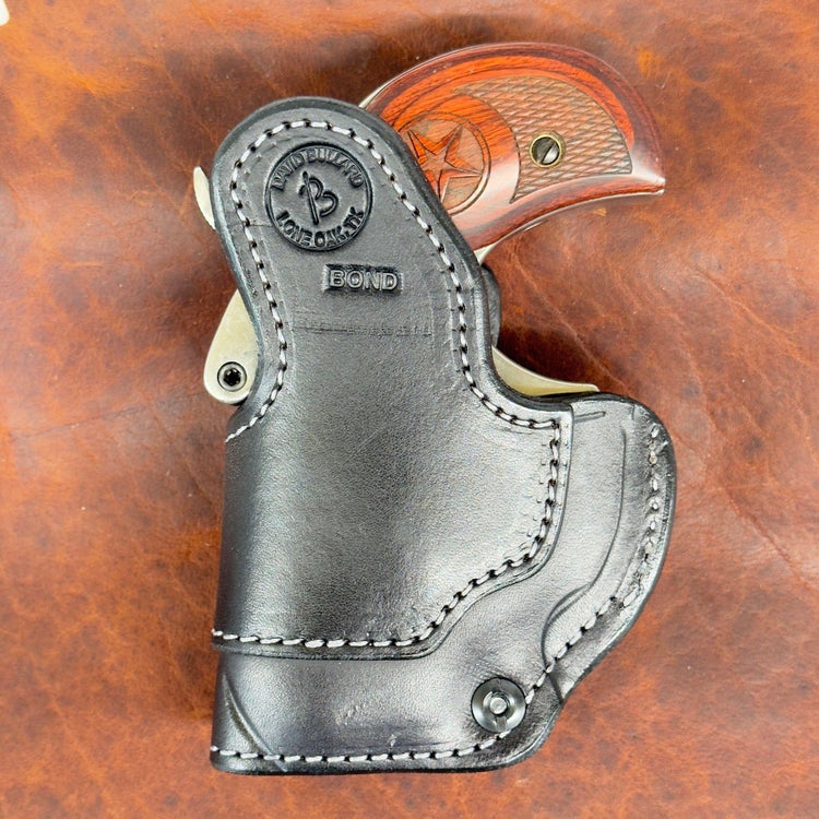 *In Stock* RH Side/LH SOB IWB for Bond Arms Cyclops w/Metal Belt Clip - Busted B Leather