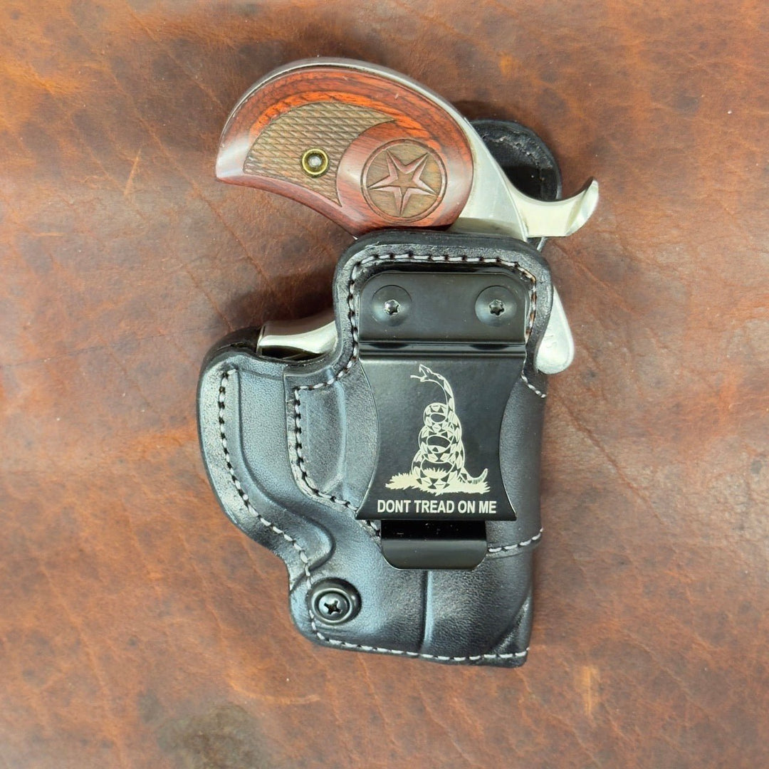 *In Stock* RH Side/LH SOB IWB for Bond Arms Cyclops w/Metal Belt Clip - Busted B Leather