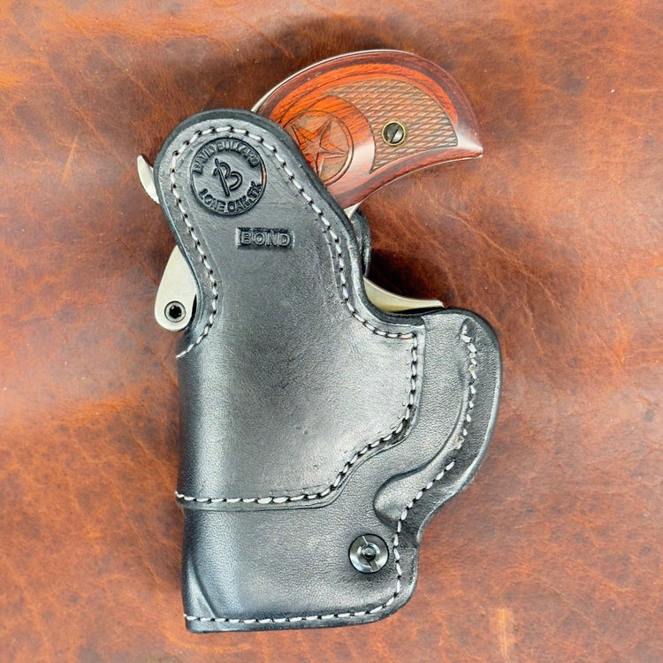 *In Stock* RH Side/LH SOB IWB for Bond Arms Cyclops w/Metal Belt Clip - Busted B Leather
