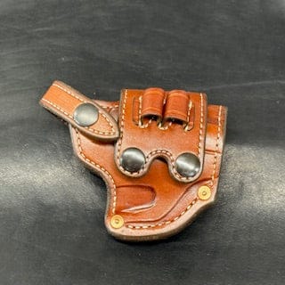 *In Stock* RH Sidewinder Bond Arms 3” .45/.410 Saddle Oil Finish w/Natural Stitch