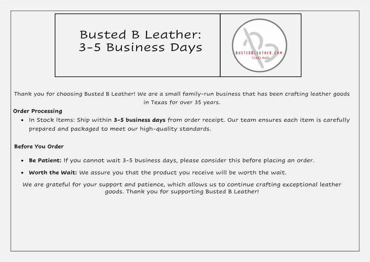 *In Stock* RH Sidewinder Holster for Bond Arms 3", 3.5", 4.25", or 6" .45 .410 U.S. Concho & 2 Ammo Loops