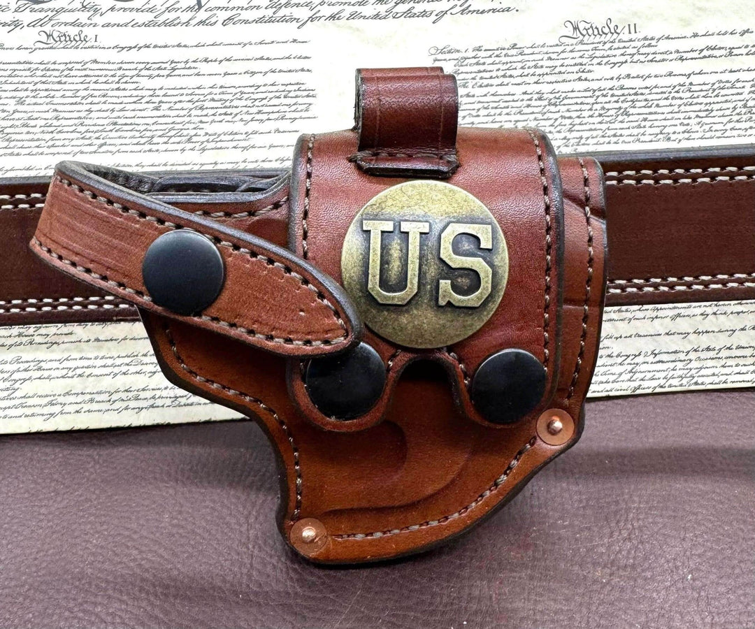*In Stock* RH Sidewinder Holster for Bond Arms 3", 3.5", 4.25", or 6" .45 .410 U.S. Concho & 2 Ammo Loops