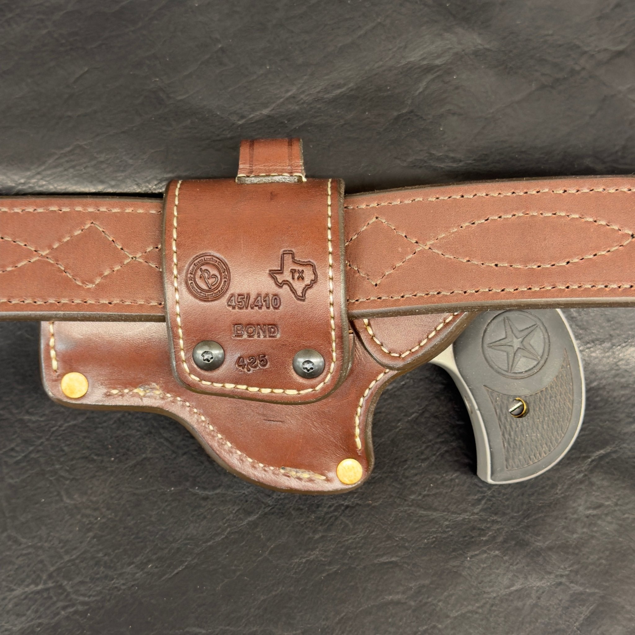 *In Stock* RH Sidewinder Holster for Bond Arms 4.25" - Busted B Leather