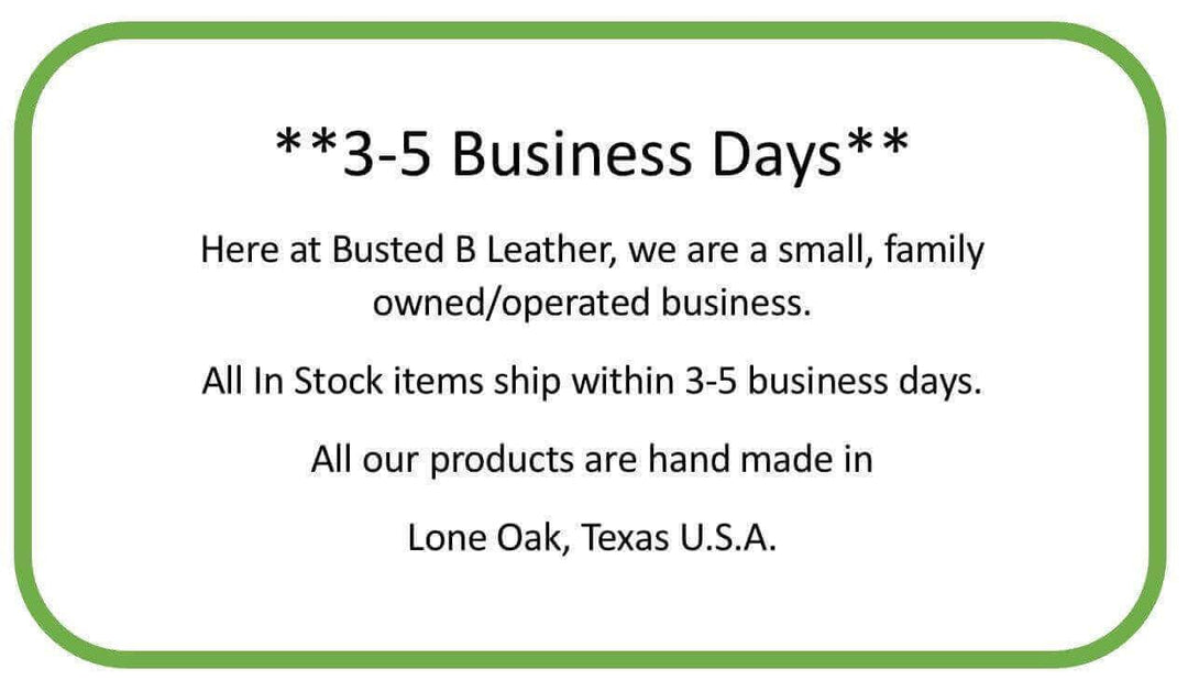 *In Stock* RH Texas Bodyguard Holster 1911 5" Busted B Leather