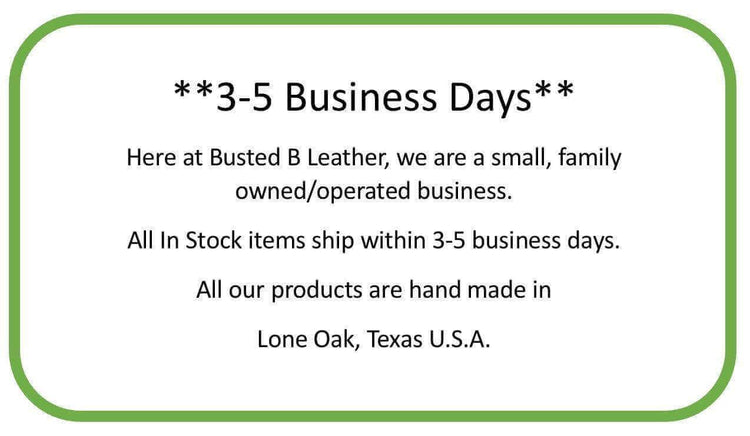*In Stock* RH Texas Bodyguard Holster 1911 5" Busted B Leather