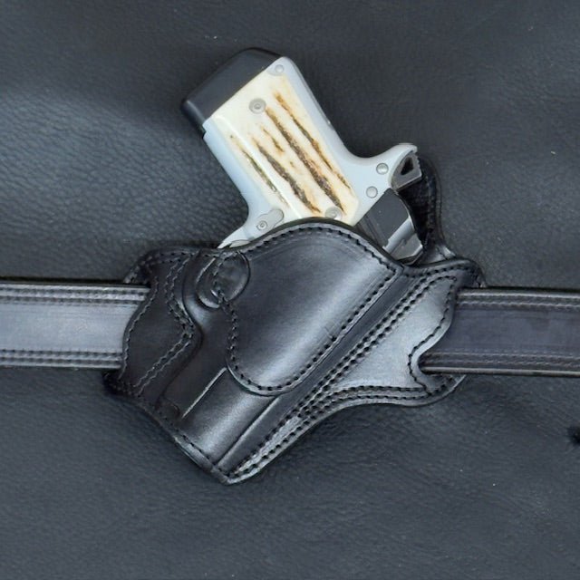 *In Stock* RH Texas Bodyguard Kimber Micro 9 Black w/ Black Stitching