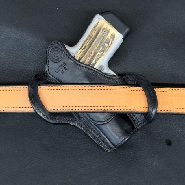 *In Stock* RH Texas Bodyguard Kimber Micro 9 Black w/ Black Stitching