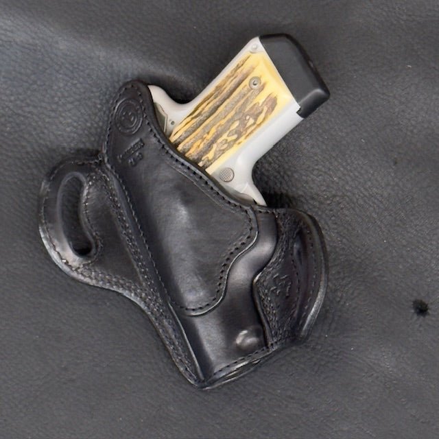 *In Stock* RH Texas Bodyguard Kimber Micro 9 Black w/ Black Stitching