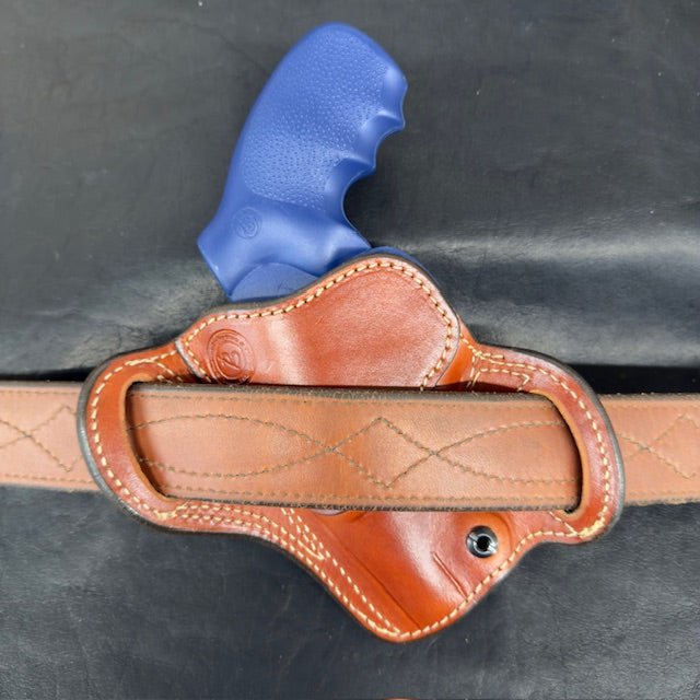 *In Stock* RH Texas Bodyguard King Cobra 2" Saddle Oil Finish w/Natural