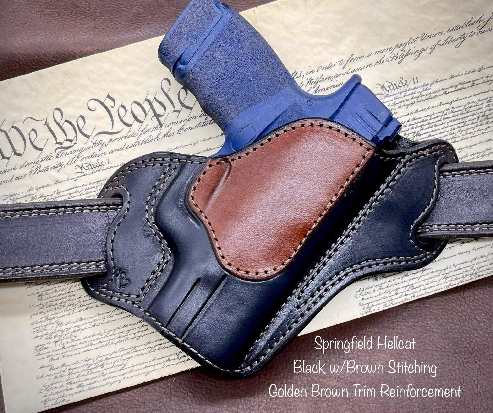 *In Stock* RH Texas Bodyguard Springfield Hellcat-Busted B Leather