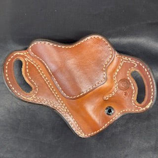 *In Stock* RH Texas Bodyguard S&W J Frame 1.87" to 2" Saddle Oil Finish w/Natural Stitch