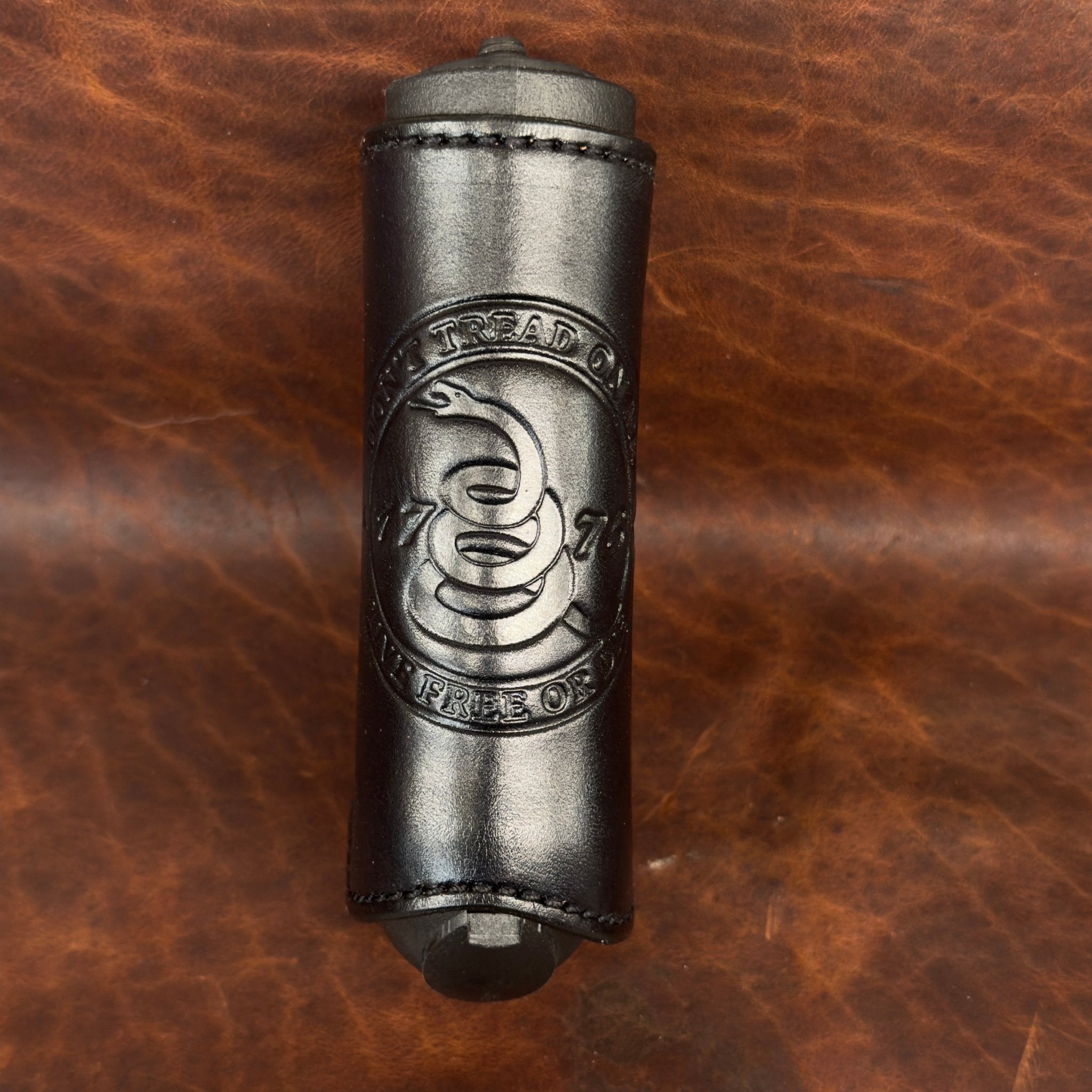 Leather Shockwave Raptor Grip Wrap - Busted B Leather