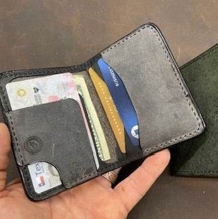 *Made to Order* 3X4 Front Pocket Wallet in Genuine Water Buffalo