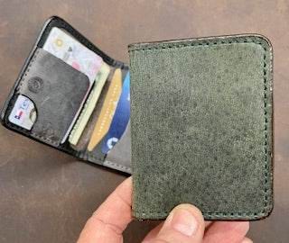*Made to Order* 3X4 Front Pocket Wallet in Genuine Water Buffalo