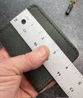 *Made to Order* 3X4 Front Pocket Wallet in Genuine Water Buffalo