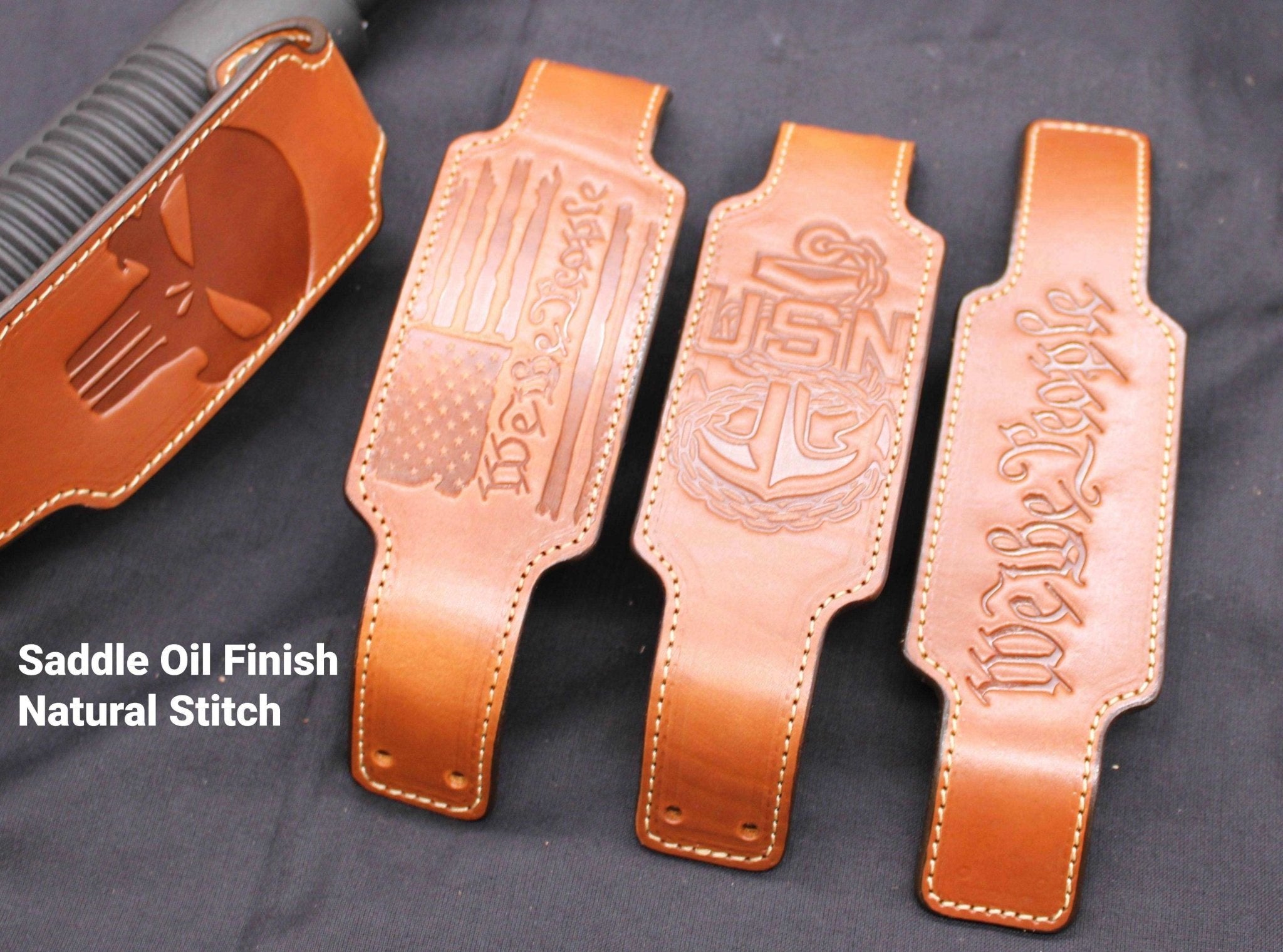 *Made to Order* Corn Cob Leather Forend Strap – Fits Mossberg & Remington Shotguns