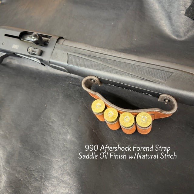 *Made to Order* Corn Cob Leather Forend Strap – Fits Mossberg & Remington Shotguns