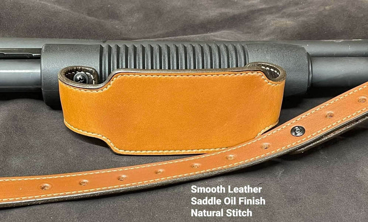 *Made to Order* Corn Cob Leather Forend Strap – Fits Mossberg & Remington Shotguns