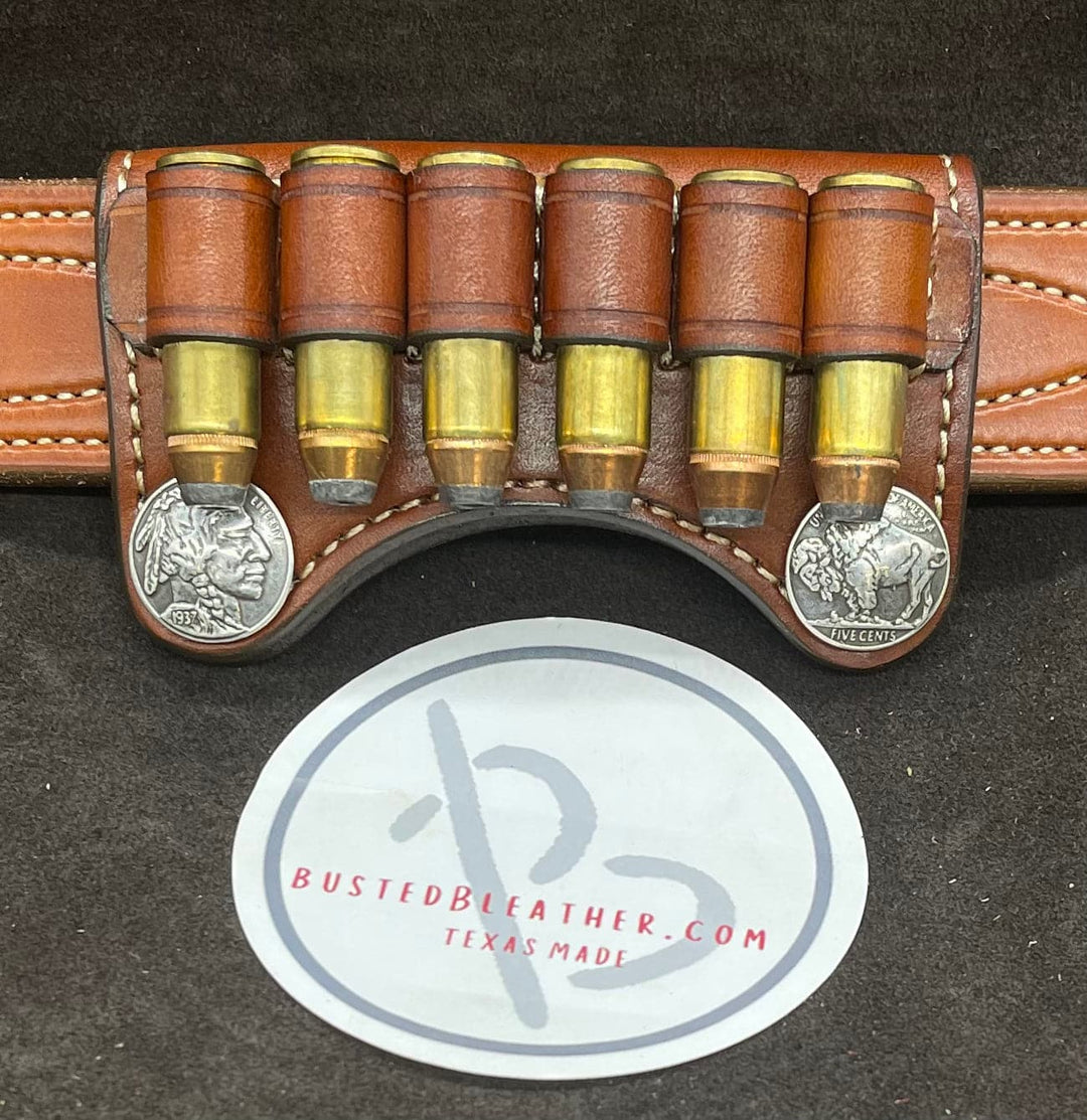 *Made to Order* Custom Premium Leather Ammo Slide-Busted B Leather