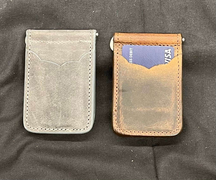 *Made to Order* Front Pocket Money Clip Wallet in Genuine Water Buffalo