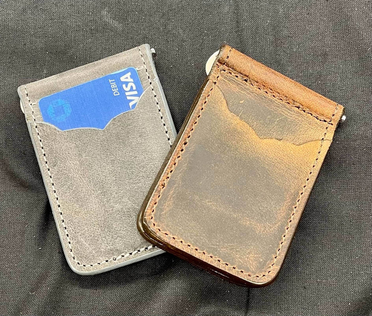 *Made to Order* Front Pocket Money Clip Wallet in Genuine Water Buffalo