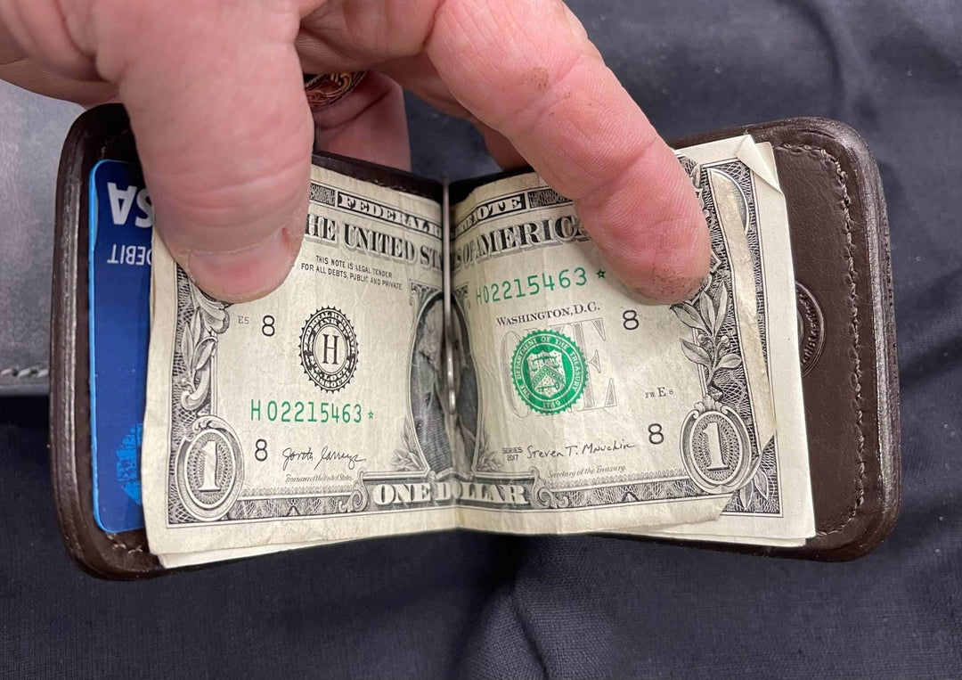 *Made to Order* Front Pocket Money Clip Wallet in Genuine Water Buffalo