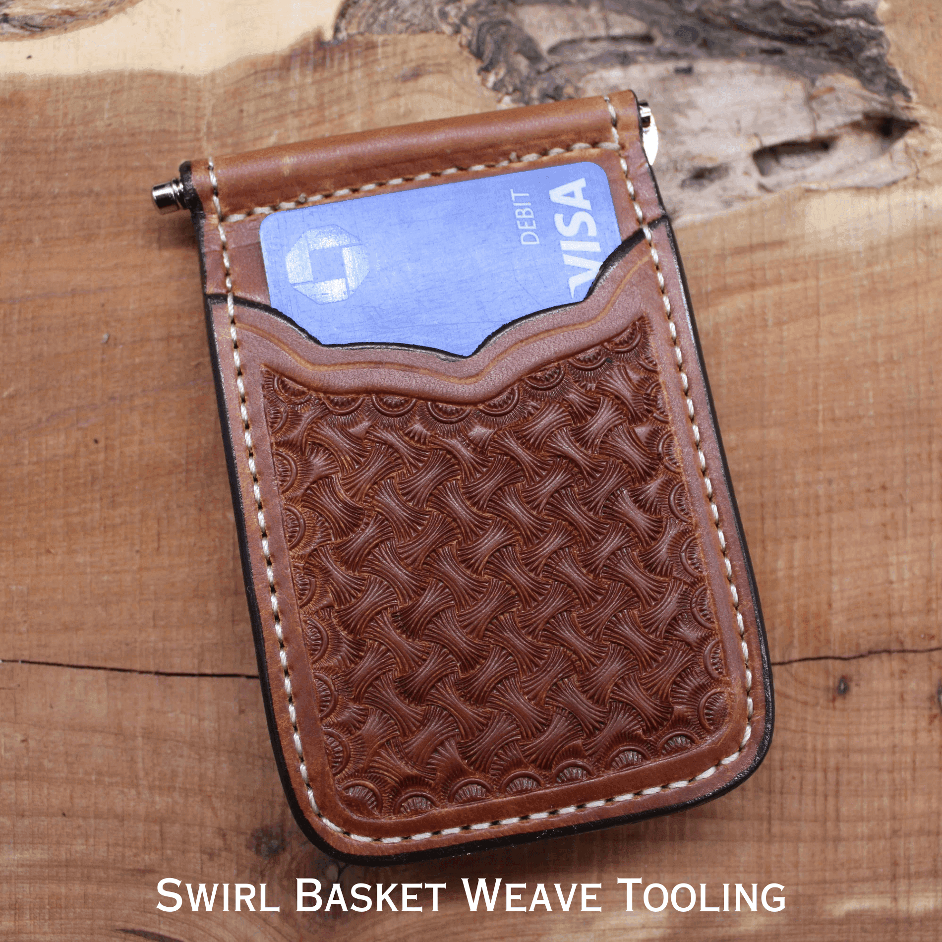 *Made to Order* Front Pocket Money Clip Wallet Saddle Oil Finish